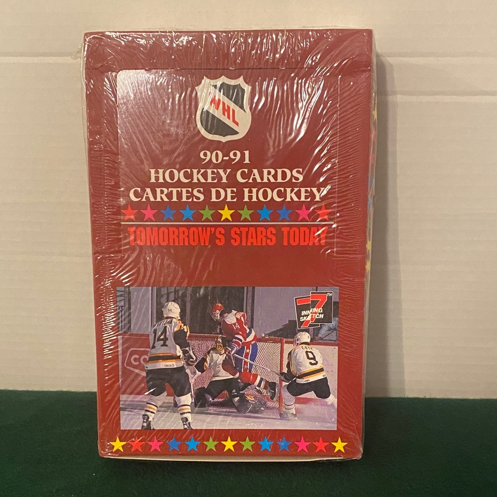 WHL 90-91 7th inning sketch hockey card wax box sealed